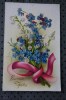 CARTE POSTALE  FETES VOEUX EN CHROMO BONNES FETES  DES MERES > BELLES FLEURS - Fête Des Mères