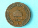 1898 KB - 2 FILLER / KM 481 ( Uncleaned Coin / For Grade, Please See Photo ) !! - Hongrie