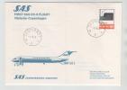 Sweden First SAS DC-9 Flight Västeras - Copenhagen 1-11-1976 - Storia Postale