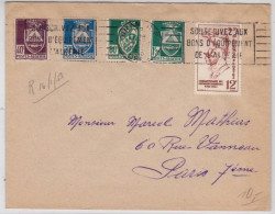 ALGERIE - 1953 - ENVELOPPE De ORAN Avec OBLITERATION MECANIQUE Pour PARIS - Cartas & Documentos