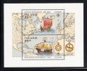 Iceland Scott #751 MNH Souvenir Sheet Of 2 Eriksson, Columbus - Europa - Unused Stamps
