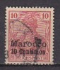 N0129 - MAROC BUREAUX ALLEMANDS Yv N°9 - Deutsche Post In Marokko