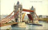 Tower Bridge- London ** Très Belle Carte** Ed Valesque ( Carte Plate, Bords Nets) - River Thames