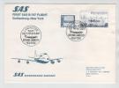 Sweden First SAS Flight B-747 Flight Gothenburg - New York 3-10-1977 - Covers & Documents