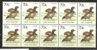 NewZealand1988: Michel1027mnh** Strip Of 10(less Than Face Value) - Canards