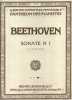 - BEETHOVEN . SONATE N°1 . HENRY.LEMOINE & CIE . MCMXV - A-C