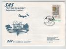 Sweden First SAS DC-9 Flight Gothenburg - Frankfurt 1-4-1979 - Storia Postale