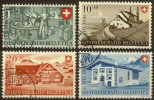 Pro Patria Serie  "Schweizer Häuser"           1946 - Oblitérés