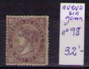 ESPAÑA 1867 - ISABEL II - EDIFIL Nº 98 - Unused Stamps