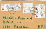 3510   Carta STAVELOT 1986,cover, Belgica, - Lettres & Documents