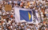 CARTE A PUCE DEMO TEST MONETEL DRAPEAU FLAG NEUVE MINT 100U SUPERBE - Badge Di Eventi E Manifestazioni