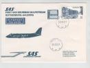Sweden First SAS Grumman Gulfstream Flight Gothenburg - Aalborg 30-3-1981 - Storia Postale