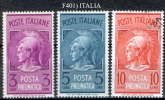 Italia-F00401 - Express-post/pneumatisch