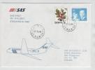 Sweden First SAS Flight DC-9 Stockholm -Abo 27-10-1985 - Cartas & Documentos