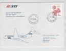 Sweden First SAS Flight DC-9 Stockholm -Brussels 27-10-1985 - Cartas & Documentos