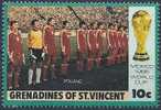 1986 SAINT-VINCENT Grenadines 460** Football Pologne, Issu De Série - St.Vincent (1979-...)