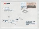 Sweden First SAS DC-9 Flight Malmö - Aarhus 11-1-1988 - Lettres & Documents