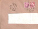 1947-Enveloppe Lettre - Exposition Philatélique- Le Creusot + Yvert & Tellier N° 716-679 - Matasellos Provisorios
