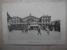 CPA Paris La Gare De L' Est - Animé - MU - Transport Urbain En Surface