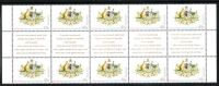 AUSTRALIA 1999 CITIZENSHIP  GUTTER STRIP MNH - Mint Stamps