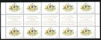 AUSTRALIA 1999 CITIZENSHIP  GUTTER STRIP MNH - Ungebraucht