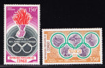 RT)1971,CONGO SET(2),PRE-OLYMPIC YEAR,MNH,SCN C122-C123,PERF.13 - Autres & Non Classés