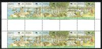 AUSTRALIA 1988  ARRIVAL GUTTER STRIPS  MNH - Mint Stamps