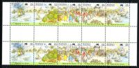 AUSTRALIA 1987  RIO DE JANEIRO GUTTER STRIPS  MNH - Neufs