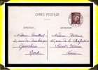 Petain -  1942   -   Carte Postale    -  Circulée De Graveline à St Etienne  -  59 Nord - Guerra De 1939-45