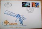 1988 YUGOSLAVIA FDC EUROPA CEPT SATELITTE TELECOMMUNICATION - 1988