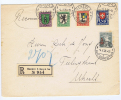 Switserland, Registered Letter To Utrecht-Holland Michel 214-17, J33-36, 1925  CV SBK Minimum 120 Euro - Briefe U. Dokumente