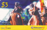 Fiji, FIJ-R-131, $3, Dances Of Fiji, Meke Iri (Fan Dance), 2 Scans (9207) - Fiji