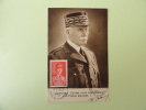 CARTE MAXIMUM MAXIMUM CARD MARECHAL PETAIN FRANCE - 1940-1949