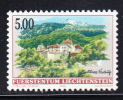 Liechtenstein Scott #1077 MNH 5fr Vaduz Castle - Unused Stamps