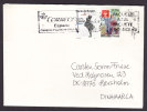 Spain 2008 Cover To HØRSHOLM Dinamarca Diario De Burgos & Rioja Wine Stamps - Storia Postale