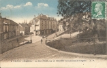 9. CRAON : Rue Neuve Vue De L'escalier Monumental De L'Eglise - RARE CPA - - Craon