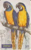 TARJETA DE BRASIL DE DOS PAPAGAYOS  (PARROT-LORO-BIRD-PAJARO) - Parrots