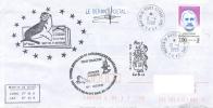 TAAF ENV MARTIN DE VIVIES DU 12/4/1998 3 CACHETS LE BIB AMS 49 GERANT POSTAL  TEC TELECOM - Unused Stamps