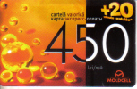 Moldova-moldcell-450+20 Minute Gratuite Lei-mint Card+1 Card Prepiad Free - Moldova