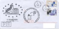 TAAF ENV MARTIN DE VIVIES DU 31/8/1998 2 CACHETS GERANT POSTAL - Unused Stamps