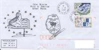 TAAF ENV MARTIN DE VIVIES DU 1/12/1998 2 CACHETS GERANT POSTAL GP RITAINE - Unused Stamps