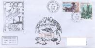 TAAF ENV MARTIN DE VIVIES DU 19/8/1999 2 CACHETS  50° MISSION GEOPHYSIQUE - Unused Stamps