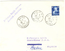 1er Vol Alger Batna 1956 - Algérie Avion Aviation Constantine - Storia Postale