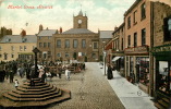 ALNWICK, UK - MARKET CROSS - ANIMATED - JOHN BOLAM, SEEDSMAN & CO - TRAVEL IN 1907 - VALENTINE´S SERIES - - Sonstige & Ohne Zuordnung