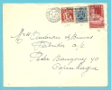 285+339+387 Op Brief Met Stempel BRUXELLES Naar Copenhagen   (VK) - 1932 Ceres En Mercurius