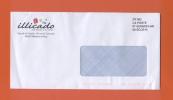 Enveloppe à Fenêtre Envelope ILLICADO Mes Envies à La Carte Villeneuve D'Ascq FRANCE - Lettres & Documents