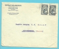 164 Op Brief Met Stempel WAEREGHEM - Storia Postale