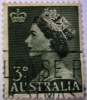 Australia 1953 Queen Elizabeth II 3d Used - Used Stamps