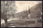 CPA  ANCIENNE- FRANCE- THURY-HARCOURT (14)- UNE FERME NORMANDE SUR LES BORDS DE L'ORNE - Thury Harcourt