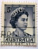 Australia 1959 Queen Elizabeth II 5d Used - Used Stamps